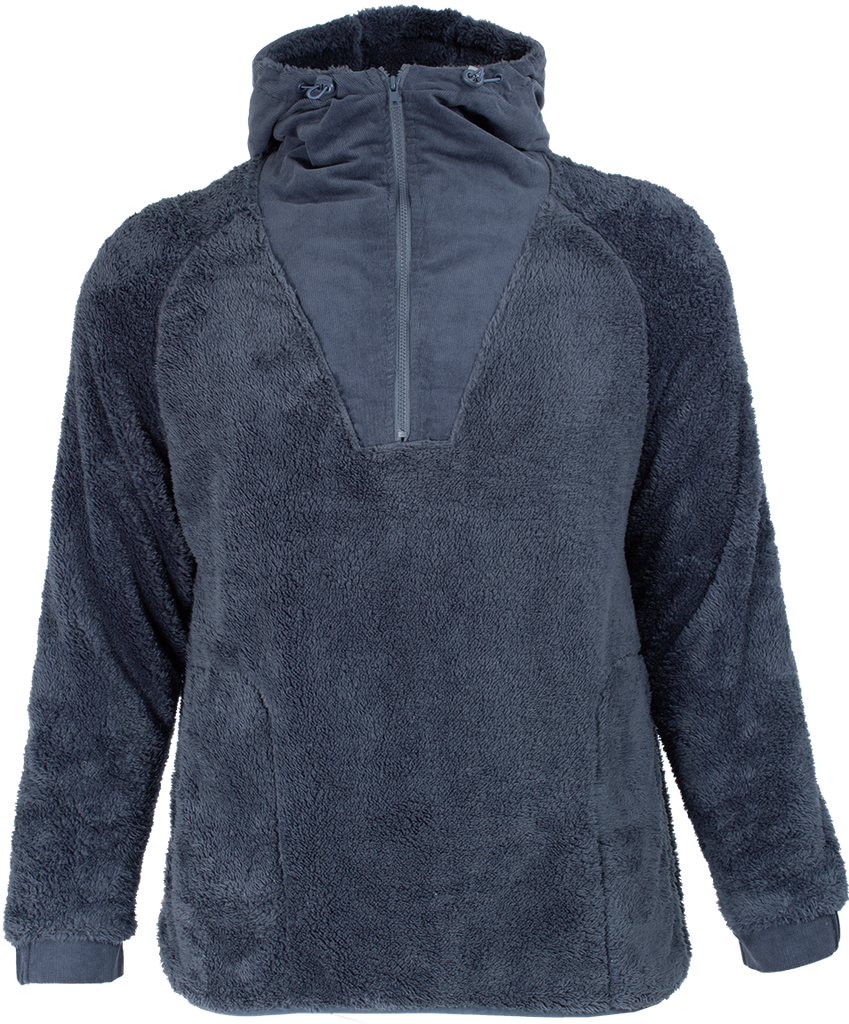 XS220U Chandail 1 4 zip en sherpa avec capuchon